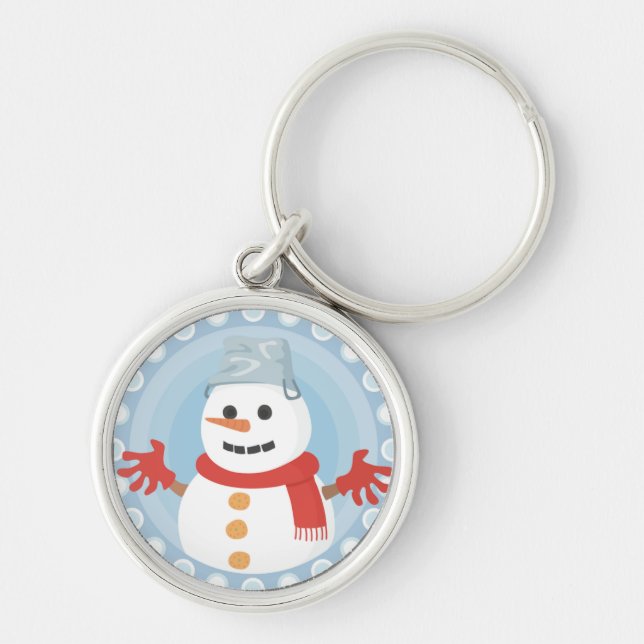CHAVEIRO CHRISTMAS WINTER SNOWMAN (Frente)
