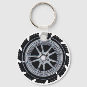 Chaveiro Chrome Mag Wheel