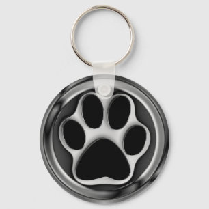 CHAVEIRO CHROME PAW PRINT