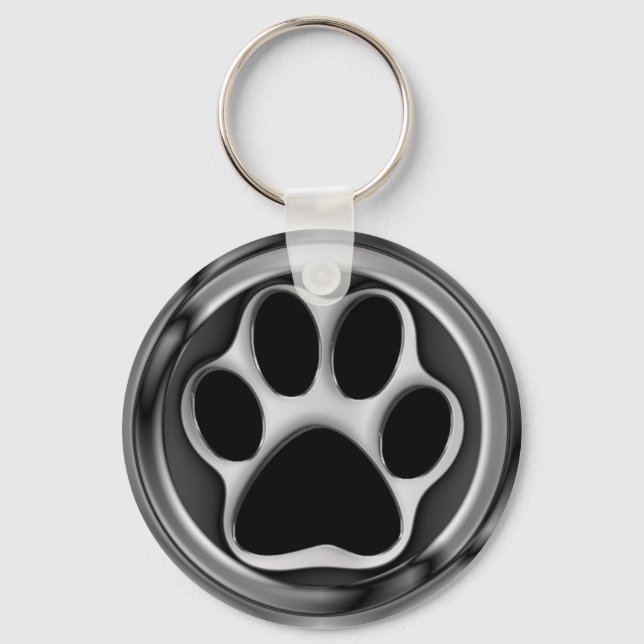 CHAVEIRO CHROME PAW PRINT (Frente)