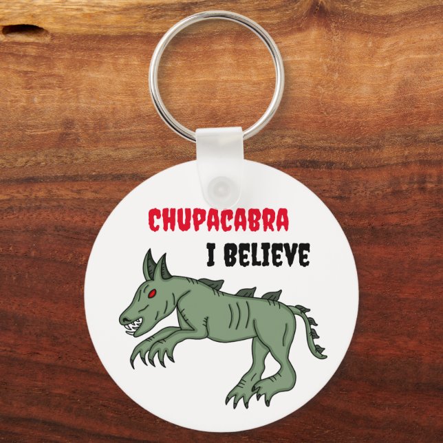Chaveiro Chupacabra | Eu Acredito  (Frente)