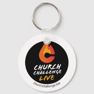 Chaveiro Church Challenge Orange Flame