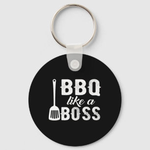 Chaveiro Churrasco Como Um Chefe Frase De Enthusista De Chu