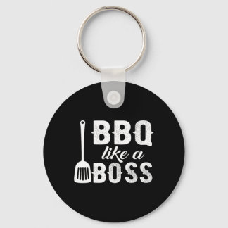 Chaveiro Churrasco Como Um Chefe Frase De Enthusista De Chu