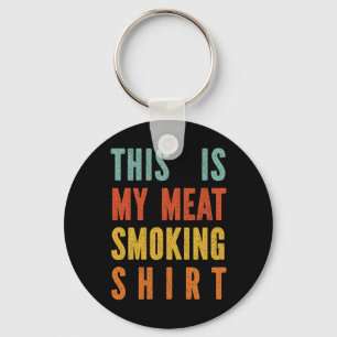 Chaveiro Churrasco Retro Fumando Minha Carne