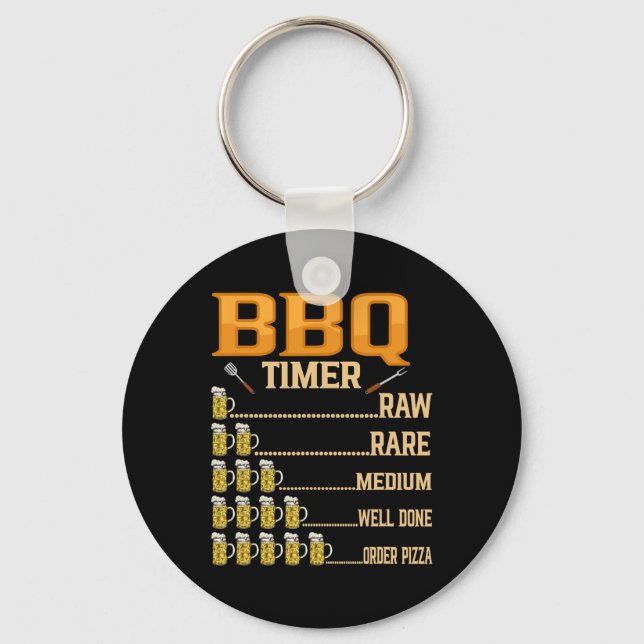 Chaveiro Churrasco Timer Raw Moedas Médias Bem Feitas Amant (Frente)