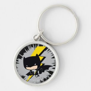 Chaveiro Chute de Relâmpago Chibi Batman
