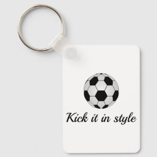 Chaveiro Chute-o no futebol de estilo