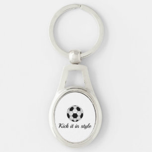 Chaveiro Chute-o no futebol de estilo