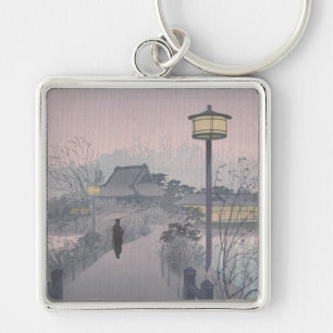 Chaveiro Chuva Crepuscular no Caminho para Shinobazu no Jap