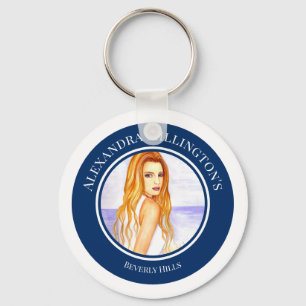 Chaveiro Chuva de Presentes de Noiva Cabelo Loiro Menina na