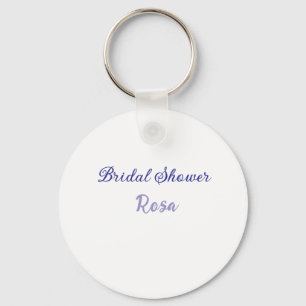 Chaveiro Chuva de presentes roxa para noiva adicionar nome 
