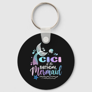 Chaveiro Cici Do Aniversário Da Família Da Sereia