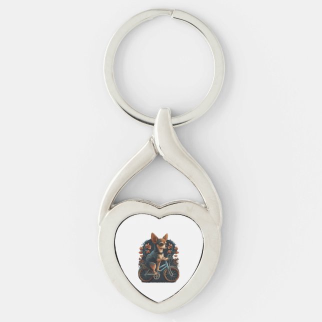 Chaveiro Ciclagem de Bicicleta Chihuahua (Frente)