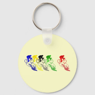 Chaveiro ciclismo de corridas de bicicleta rodoviária