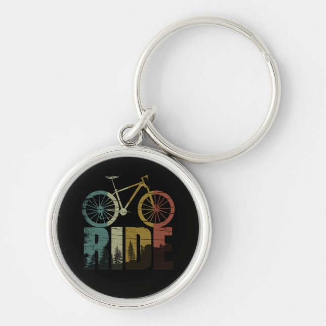 Chaveiro Ciclista de MTB Downhill (Frente)
