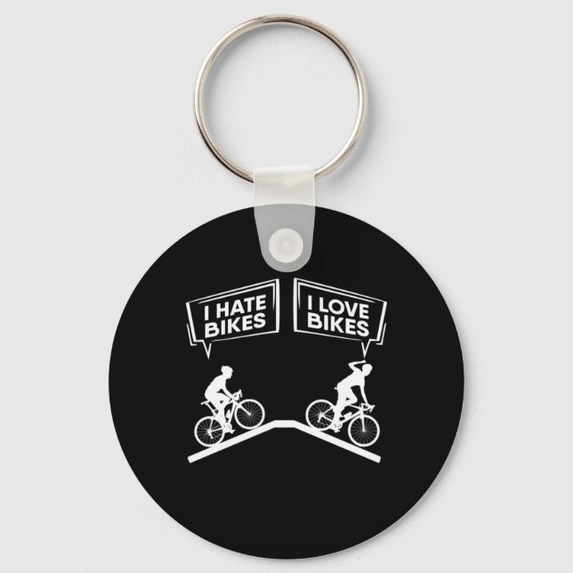 Chaveiro Ciclista I Love Bikes (Frente)