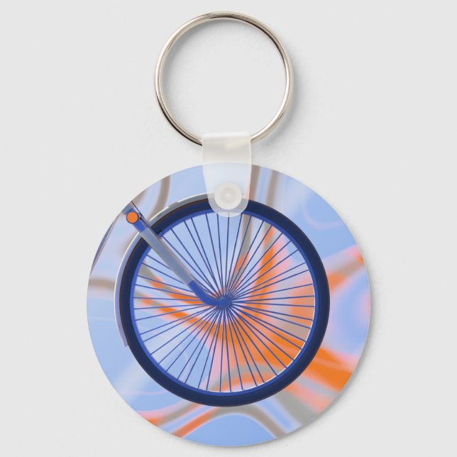Chaveiro Ciclo de Bicicleta - Roda de Bicicleta (Frente)