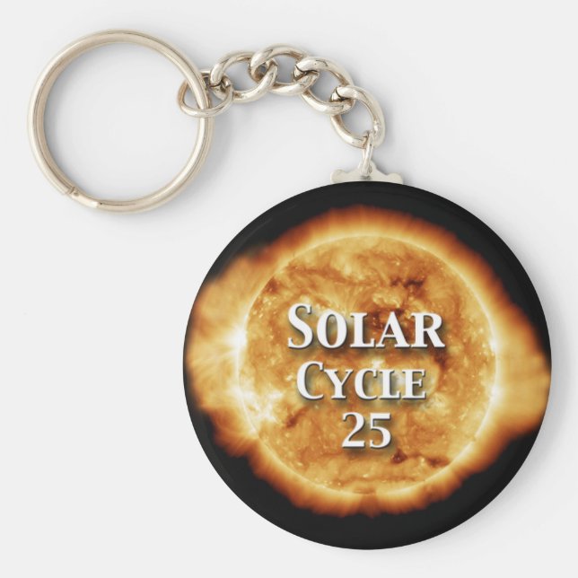 Chaveiro Ciclo solar 25 Sol ativo (Frente)