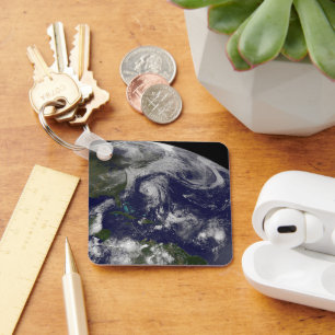 Chaveiro Ciclones Tropicais Katia, Lee, Maria E Nate.