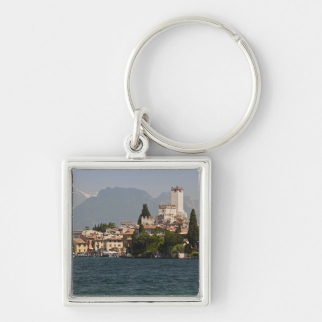 Chaveiro Cidade à beira do lago, Malcesine, Província de Ve (Frente)