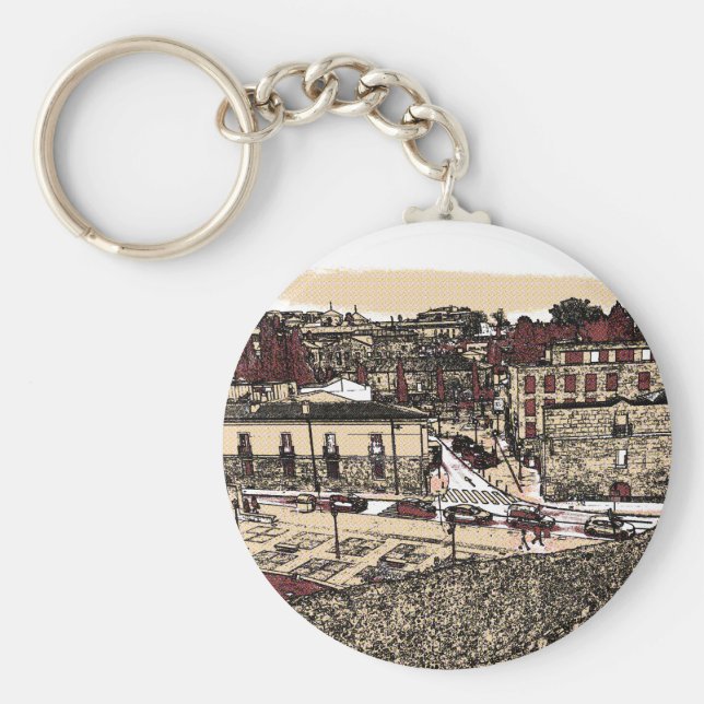 Chaveiro Cidade Antiga da Espanha de Salamanca (Frente)