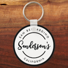 Chaveiro Cidade Branca Preta Local Local Local Nome Circula