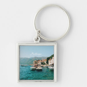 Chaveiro Cidade costeira de Perast, Montenegro