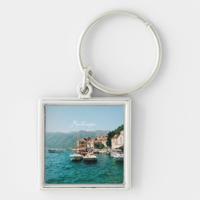 Chaveiro Cidade costeira de Perast, Montenegro (Frente)