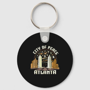 Chaveiro Cidade Da Paz Atlanta Souvenir Homens Mulheres Geó