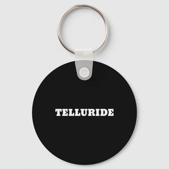 Chaveiro Cidade de Esqui de Telluride Colorado  (Frente)