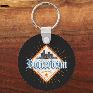 Chaveiro Cidade de Roterdão, Países Baixos Skyline - Holand