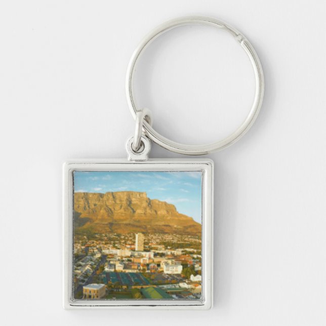 Chaveiro Cidade do Cabo: paisagem com Mesa Montanha (Frente)