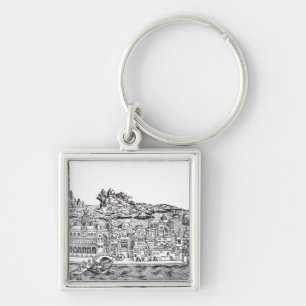 Chaveiro Cidade medieval de Veneza, Itália