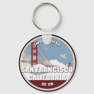 Chaveiro Cidade perto da baía, São Francisco Califórnia