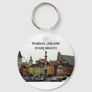 CHAVEIRO CIDADE VELHA DO OLHAR FIXO MIASTO DO POLÔNIA DE