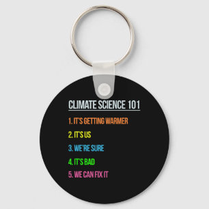 Chaveiro Cientistas das Mudanças Climáticas do Dia Mundial