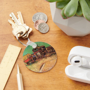 Chaveiro Ciganos com caravanas por Vincent van Gogh