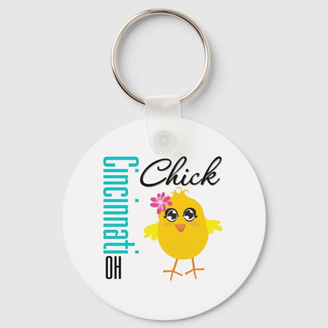 Chaveiro Cincinnati OH Chick (Frente)