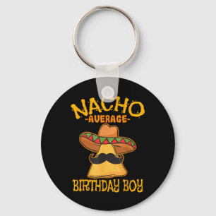 Chaveiro Cinco de Celebração de Nacho Média de Aniversário