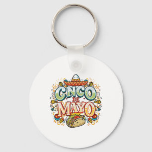 Chaveiro Cinco De Mayo 2025 Partido Mexicano Taco Sombrero