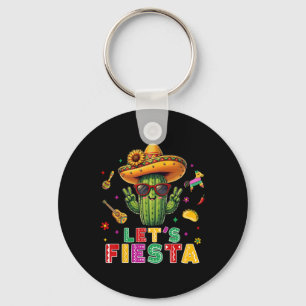Chaveiro Cinco De Mayo Cacto Mexicano Engraçado Vamos Festa