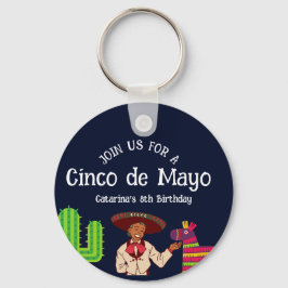 Chaveiro Cinco de Mayo Festa de aniversário mexicana