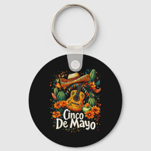 Chaveiro Cinco de Mayo - Festa Poncho Fiesta Mexicana Engra