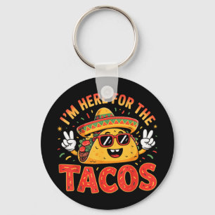 Chaveiro Cinco De Mayo I'm Aqui Para Os Tacos Engraçado