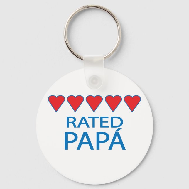 Chaveiro Cinco Heart Papá (Frente)