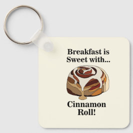 Chaveiro Cinnamon Roll Sweet Bun Breakfast