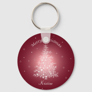 Chaveiro cintilante da árvore de Natal