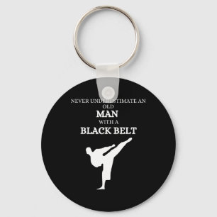 Chaveiro Cinturão Negro Dizendo Artes Marciais Karate