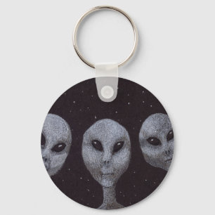 Chaveiro Cinza alienígena